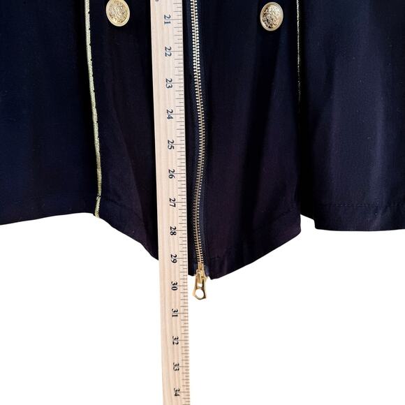 Civarize Jacket Womens Japanese 44 US S Black Military Rock Concert Streetwear - Picture 7 of 8